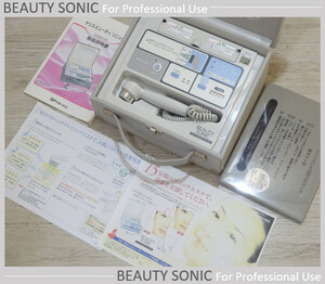 ★美品 プロ仕様 ミクロ振動マッサージ 超音波美顔器 BEAUTY SONIC ナリス化粧品 シミ シワ ニキビ たるみ 美肌 スキンケア エステ美容器★