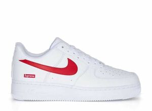 Supreme Nike Air Force 1 Low China Exclusive "White/Speed Red" 29cm CU9225-101