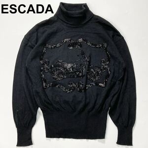 ESCADA エスカーダ ヴィンテージ タートルニット セーター 38 M レディース B112405-94