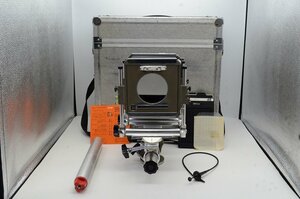 【適格請求書発行】SINAR SYSTEM C.KOCH 4X5 S型 延長レール ジュラルミンケース 4x5フィルムホルダー付【アルプスカメラ】240714a