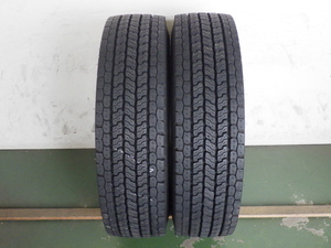 245/80R17.5 133/131J ヨコハマ ZEN 902ZE 中古 7分山 2本セット スタッドレスタイヤ 2021年製 L16671