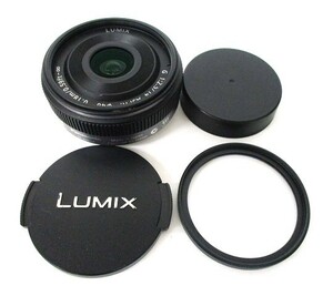 【11-101】 H-H014 LUMIX G 1:2.5/14 ASPH. 0.18m/0.59ft パナソニック Panasonic カメラ レンズ 