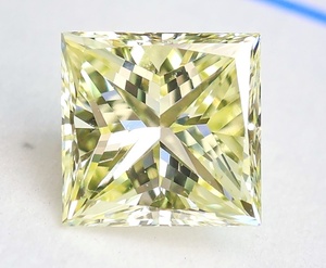 【１００円～】VS2！0.291ｃｔ 天然ダイヤ Fancy Light Yellow（ナチュラルカラー）PR