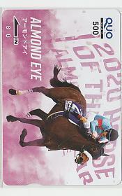 0-k226 競馬 アーモンドアイ 2020年度代表馬 クオカード