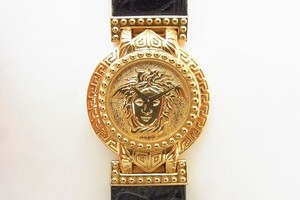 O011-J29-926◎ GIANNI VERSACE ヴェルサーチ メデューサ メンズ クォーツ 腕時計 現状品③◎