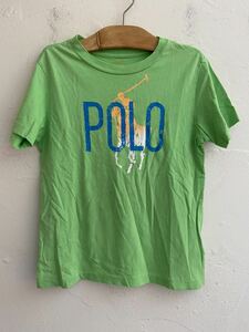 【送料無料】中古 RALPH LAUREN ラルフローレン Tシャツ グリーン サイズ6