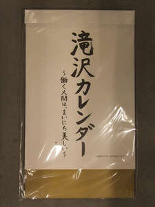 未開封 滝沢カレン　「滝沢カレンダー ～働く人間は、まいにち美しい～」　日めくりカレンダー