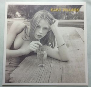 East Village - Drop Out - 2002年日本盤 LP + 貴重なオマケ付き！（貴重サイン入りフライヤー、稀少なシングル広告チラシ）ネオアコ名盤 