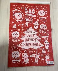 クリスマス　不織布gift bag ラッピング袋