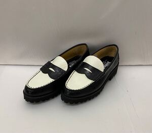 20250116【KENFOLD】ケンフォード ローファー MENS TANK SOLE LOAFERS 牛革 ブラック 24.5