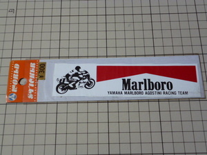 YAMAHA MARLBORO AGOSTINI RACING TEAM ステッカー 当時物 です(146×35mm) ヤマハ マールボロ アゴスチーニ レーシング チーム マルボロ