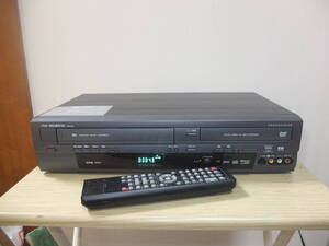 [B-CAS欠品]DXアンテナ DXR160V DVD-R/VHS.ビデオデッキ リモコン付 録再OK