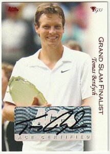 2012 ACE AUTHENTIC TENNIS Tomas Berdych Auto 男子テニス 直筆サインカード