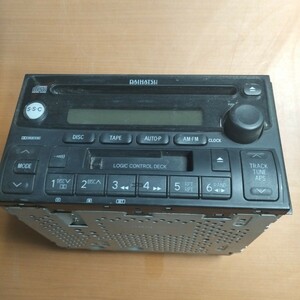 1円スタート カーステレオ DAIHATSU 86180-97220 CQ-JD3202AAK CD カセット FM/AM プレーヤー 本体のみ 60サイズ