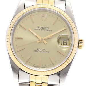 チュードル TUDOR 74033 プリンス オイスターデイト YGベゼル Cal.2824-2 自動巻き メンズ _826105