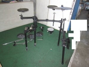 ローランド 電子ドラム V-Drums TD-4 Qriom アンプ.スピーカー不具合あり 個人様営業所止め(1226BI)7AC-2