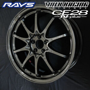 在庫有り 送料無料 GRヤリス 等 RAYS レイズ VOLK ボルクレーシング CE28N-Plus ダイヤモンドダークガンメタ MM 225/40R18 タイヤセット