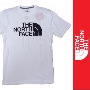 送料無料 新品 THE NORTH FACE S/S T-SHIRT ザ ノースフェイス 半袖 Tシャツ ホワイト ハーフドーム HALF DOME アウトドア プリント M 正規