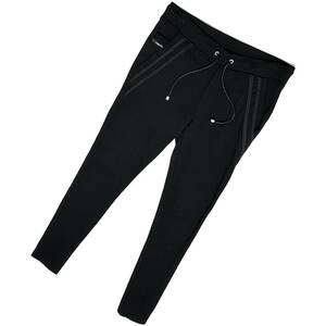 定価2.4万 resound clothing BLIND EDGE LINE PANTS 1 黒 リサウンドクロージング ブラインドエッジラインパンツ ジャージ デニム