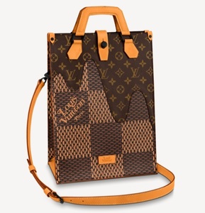 未使用 国内正規品 ルイヴィトン NIGO LOUIS VUITTON N40355 ミニトート バッグ ダミエ・エベヌ ジャイアント モノグラム