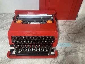 【No.1412】タイプライター　olivetti 　valentine