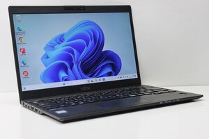 1円スタート ノートパソコン Windows11 富士通 LIFEBOOK U939 軽量 777g 第8世代 Core i5 SSD256GB メモリ8GB WPS office搭載 13.3 カメラ