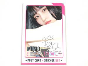 送無) TWICE/トゥワイス MOMO モモ★ポストカード & ステッカー SET 新品 FY