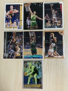 NBA Trading Card Detlef Schrempf Set of 7 デトレフシュレンプ 7枚セット Topps Chrome Upper Deck 91-97 Seattle Supersonics 90年代