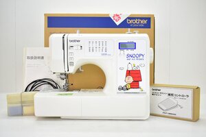 brother SENSIA 100SN SNOOPY コンピューターミシン 付属品 元箱付[ブラザー][スヌーピー][ハンドメイド][裁縫]13M