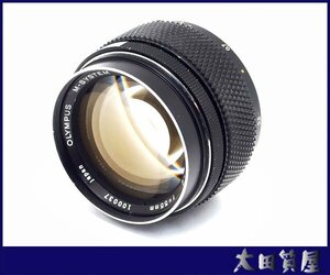 25)質屋出品☆OLYMPUS M-SYSTEM G.ZUIKO AUTO-S 1：1.2 ｆ＝55mm アトムレンズ 前期型 大口径 中古 ☆１円～売り切り