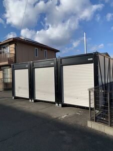 群馬県前橋市 新前橋駅 貸倉庫 バイクガレージ 大型車・トライク・複数台駐車可！ 照明付 諸費用無 アクセス便利