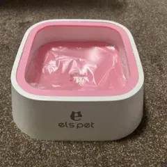 els pet ペット用水飲み器 ピンク