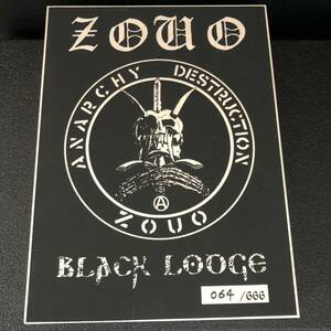 zouo box black lodge 666限定BOXセット 憎悪 ゾウオ ジャパコア punk rock hard core crust ハードコア hardcore gism gauze swankys life