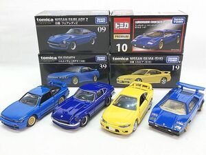 トミカプレミアム　10 ランボルギーニ カウンタックLP500S・19 日産シルビア（S15）　等4点セット　ミニカー　同梱OK　1円スタート★S