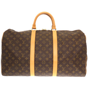 美品 ルイヴィトン モノグラム キーポル50 M41426 ボストンバッグ LV 0054 LOUIS VUITTON