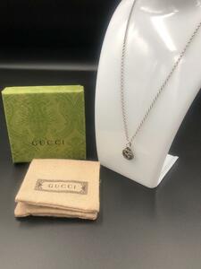 GUCCI グッチ インターロッキングG ペンダント ネックレス