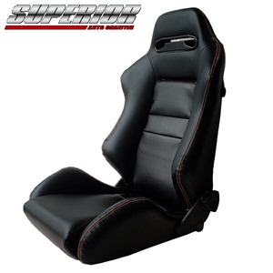 SUPERIOR スーペリア シートカバー for RECARO レカロ SR-2 ブラックカーボンルック【ブラック】