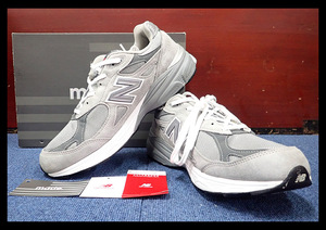 【海蛍】New Balance ニューバランス M990GY3 US9.5 28cm Made in USA 990 V3 グレー 外箱付