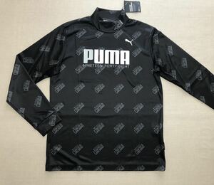 送料無料◆新品◆プーマ ゴルフ AOP 長袖 モックネックシャツ◆(XL)◆539369-01◆PUMA GOLF