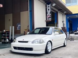 MozDesign EK 96civic FRP FrontLip シビック前期用　FRPリップスポイラー　MOZCRAFT made in japan