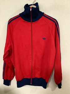 adidas アディダス　 トラックジャケット ジャージ　デサント　ビンテージ　スポーツウェア　 ADS-4F メンズ　古着　トレーニング　 80s