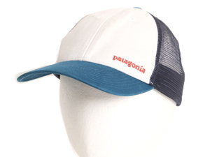 パタゴニア ロゴ トラッカー ハット フリーサイズ Patagonia 帽子 メッシュ ベースボール キャップ アウトドア トリコカラー ワンポイント