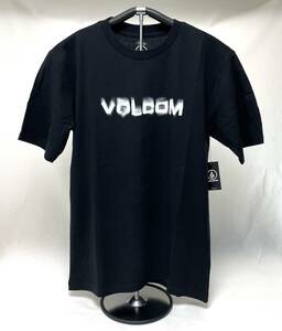 VOLCOM ボルコム AF512401BLK① メンズ Sサイズ 半袖Tシャツ ブラック 黒色 文字のロゴティー Logoもの Tee ヴォルコム 新品 即決 送料無料