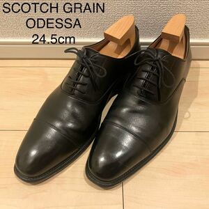SCOTCH GRAIN スコッチグレイン オデッサ 916 ストレートチップ ブラック 黒 日本製 グッドイヤーウェルト製法 革靴 ビジネスシューズ 
