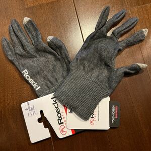 ROECKL KAPELA Liner Gloves(レッケル カペラ ライナー グローブ) ウィンター グローブ アンスラサイト サイズS インナーグローブ