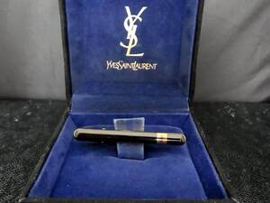 ■美品■№0567【YSL】サンローラン【ゴールド・ブラック】■タイピン・ネクタイ ピン♪