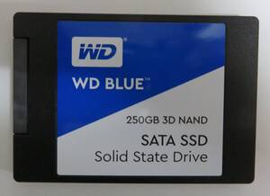 ◎中古 WD SSD 2.5インチ 250GB WDS250G2B0A 使用時間:1281時間 電源投入回数:734回