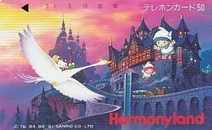 ●ハローキティ　Harmonylandテレカ1