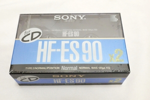 ■未開封品！即決！ソニー カセットテープ TYPE I SONY HF-ES90 ノーマル 2本入り