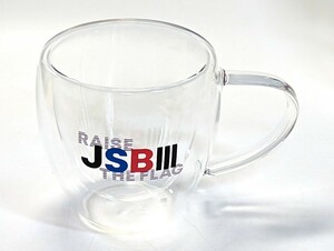 三代目 J Soul Brothers RTF グッズ コップ グラス マグカップ 耐熱ガラス製 底面に最初から気泡がありました 未使用品 元箱無し　⑤